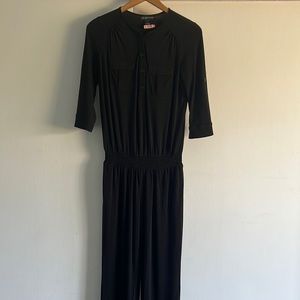 INC International Concepts Women Black Jumpsuit